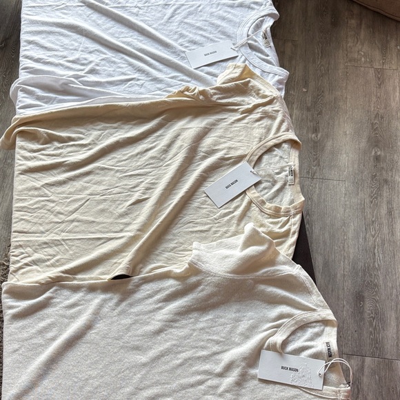 Buck Mason Tops - Bundle of 3 Buck Mason Women’s Small NWT Pima and Heirloom Tees